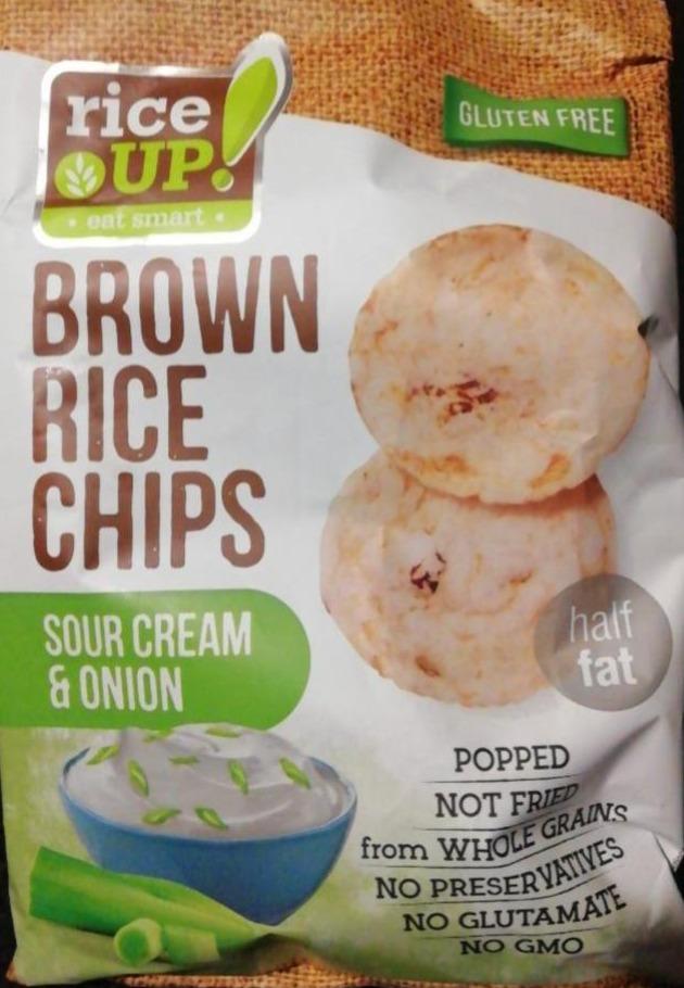 Képek - Brown rice chips sour cream & onion Rice Up!