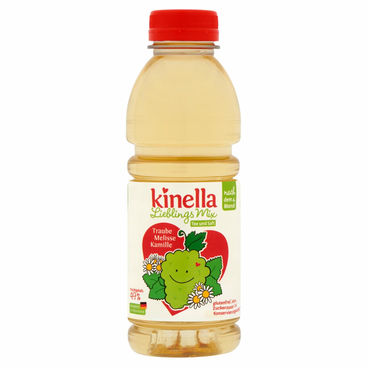 Képek - Kinella citromfű-kamilla tea szőlőlével 4 hó 500 ml