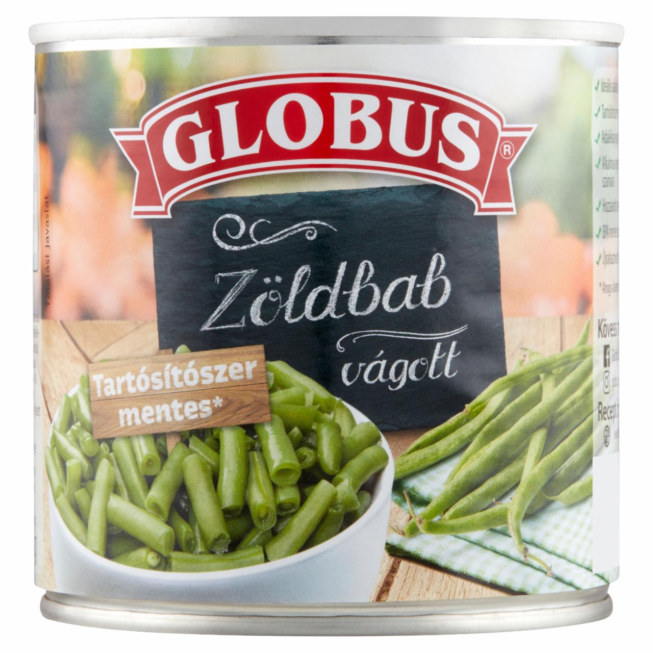 Képek - Globus vágott zöldbab 400 g
