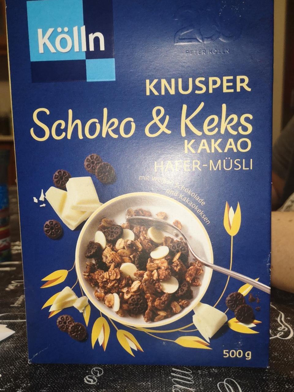 Képek - Ropogós müzli csokoládé & kakaós keksz Kölln