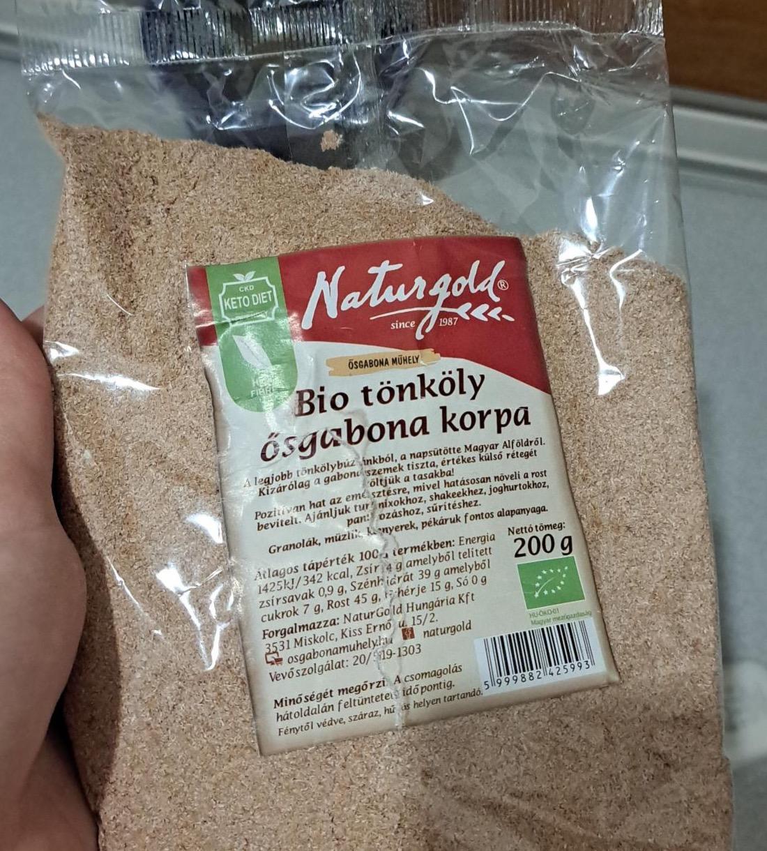 Képek - Bio tönköly ősgabona korpa Naturgold