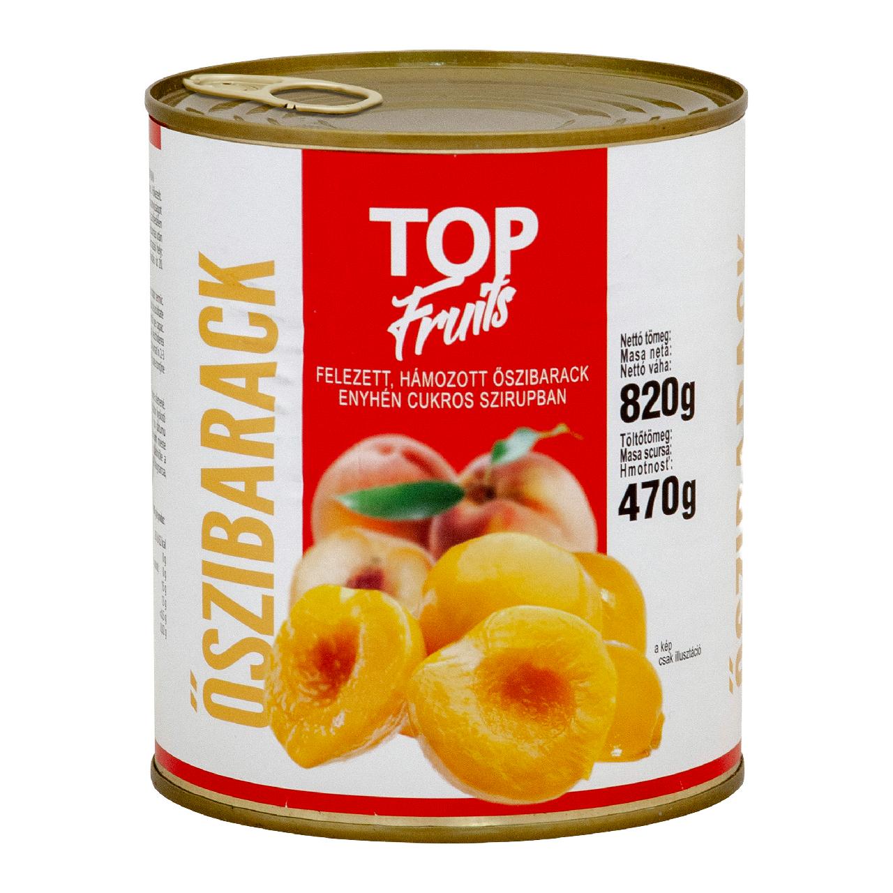 Képek - TOP FRUITS őszibarackbefőtt 820 g