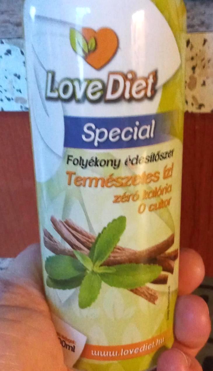 Képek - Special folyékony édesítőszer LoveDiet