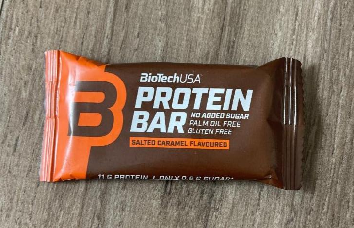 Képek - BioTechUSA Protein Bar sós karamell ízű bevont fehérjeszelet édesítőszerekkel 35 g