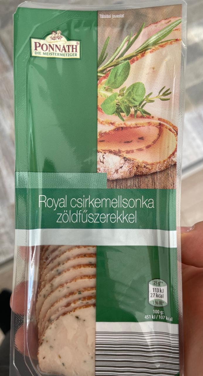 Képek - Royal csirkemellsonka zöldfűszerekkel Ponnath
