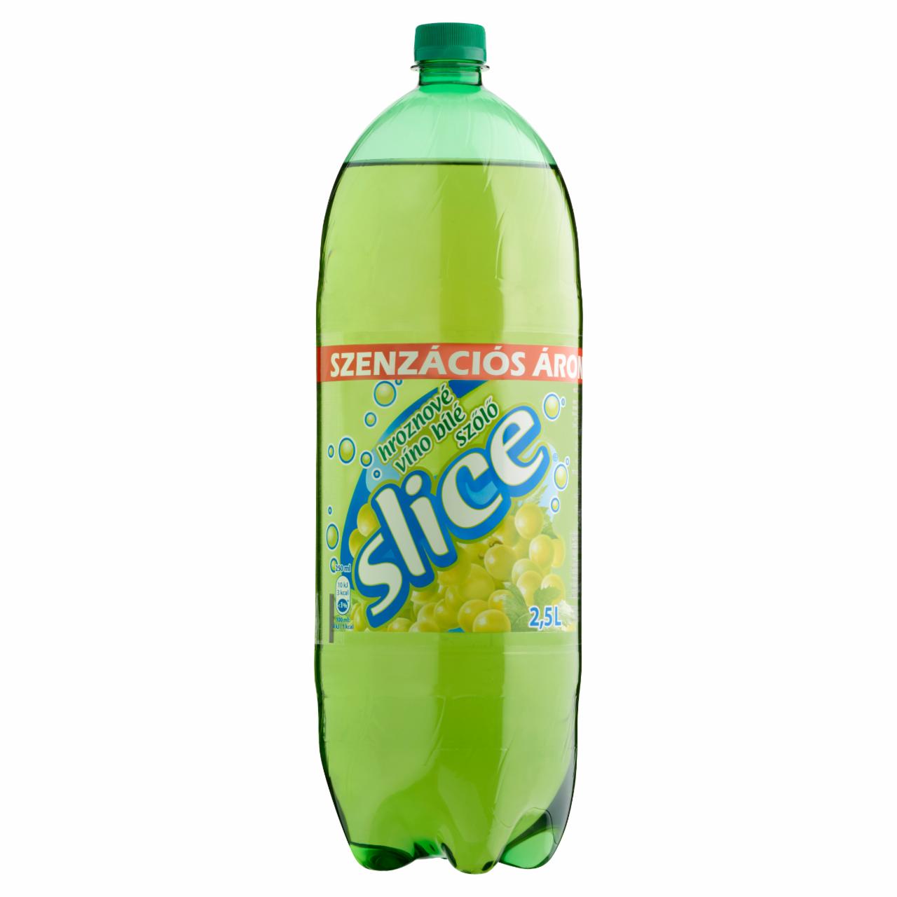 Képek - Slice Szőlő energiamentes szénsavas üdítőital édesítőszerrel 2,5 l