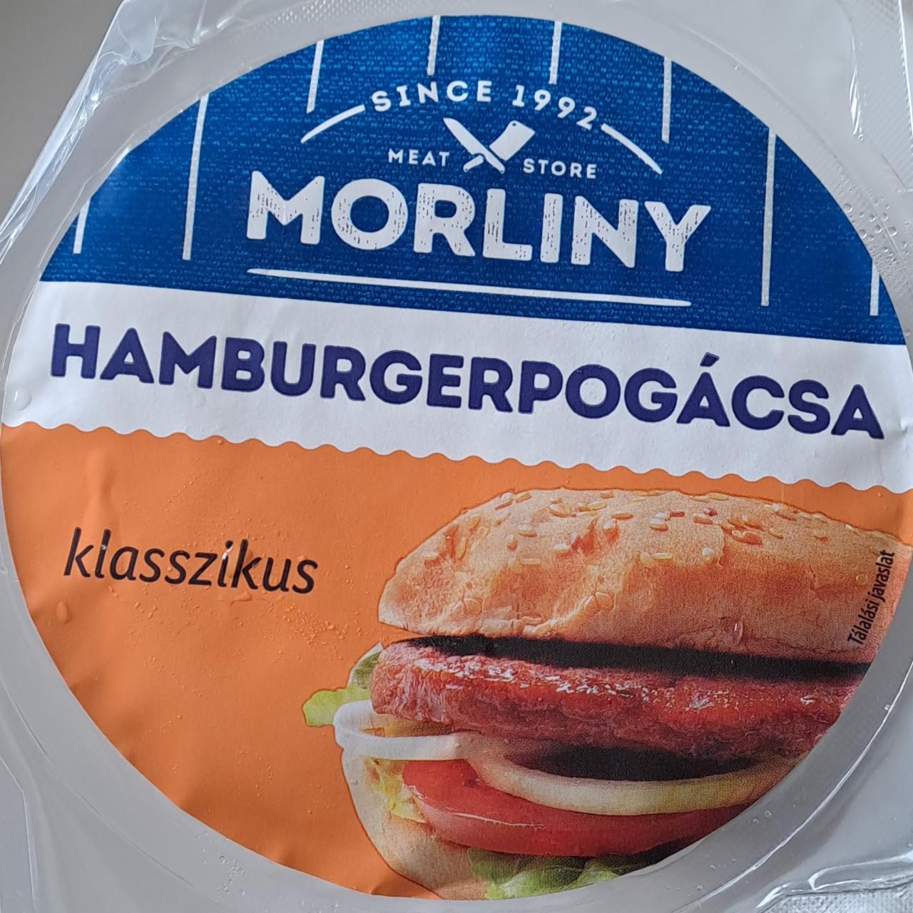 Képek - Hamburgerpogácsa klasszikus Morliny