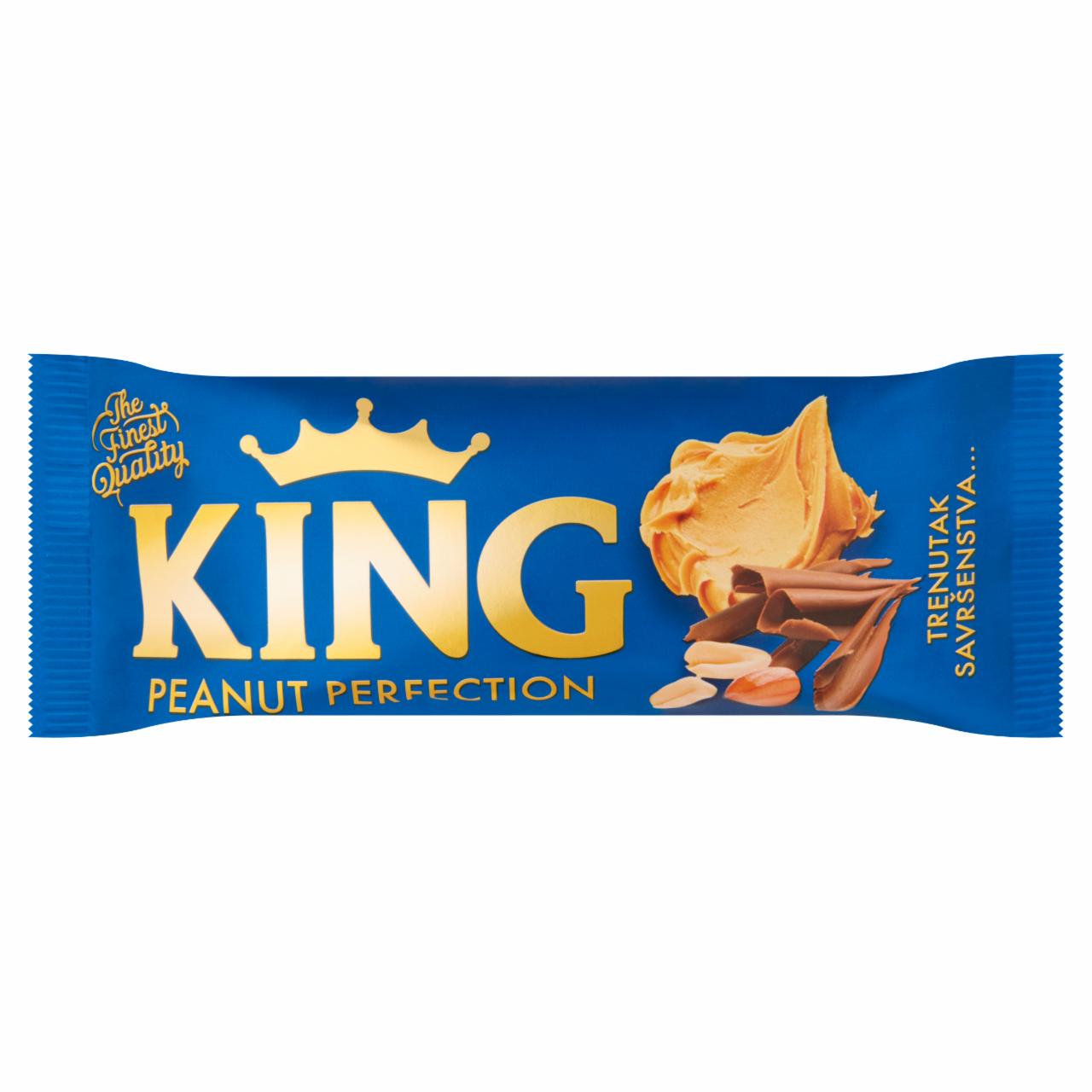 Képek - King Peanut Perfection földimogyorós jégkrém tejcsokoládéval leöntve 110 ml