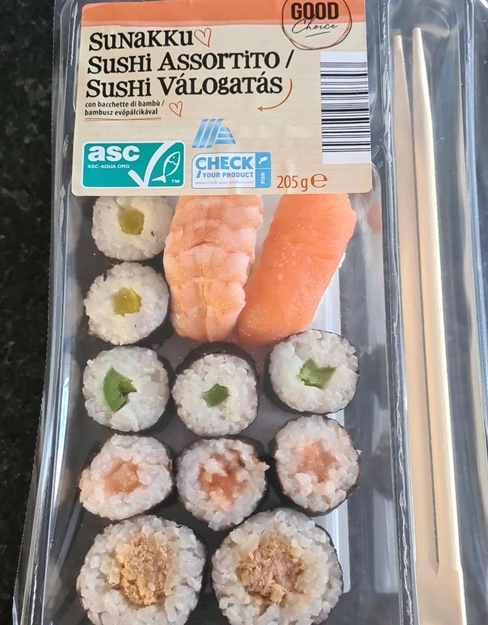 Képek - Sushi válogatás Sunakku Good Choice