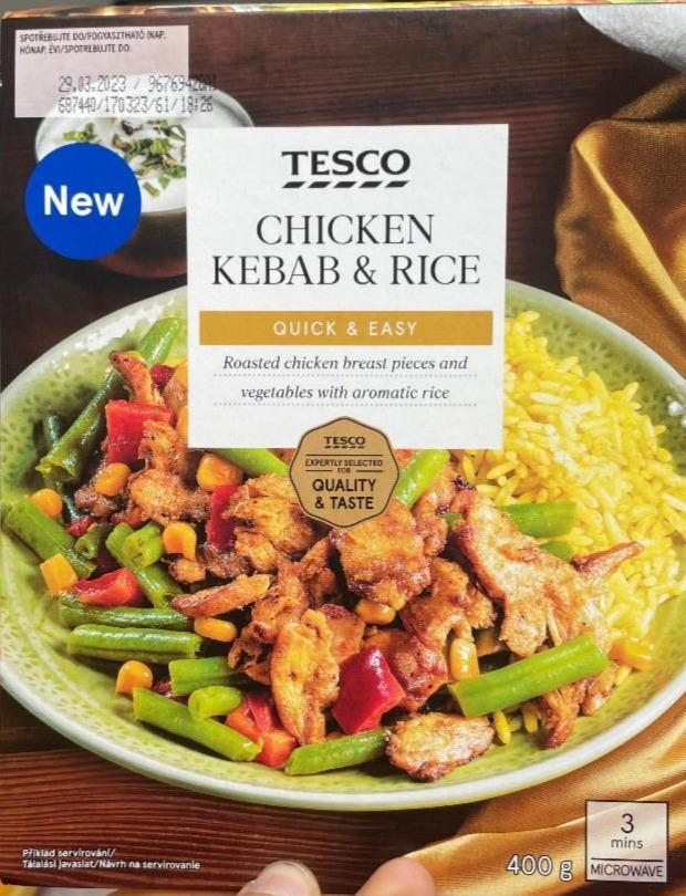 Képek - Chicken kebab & rice Tesco