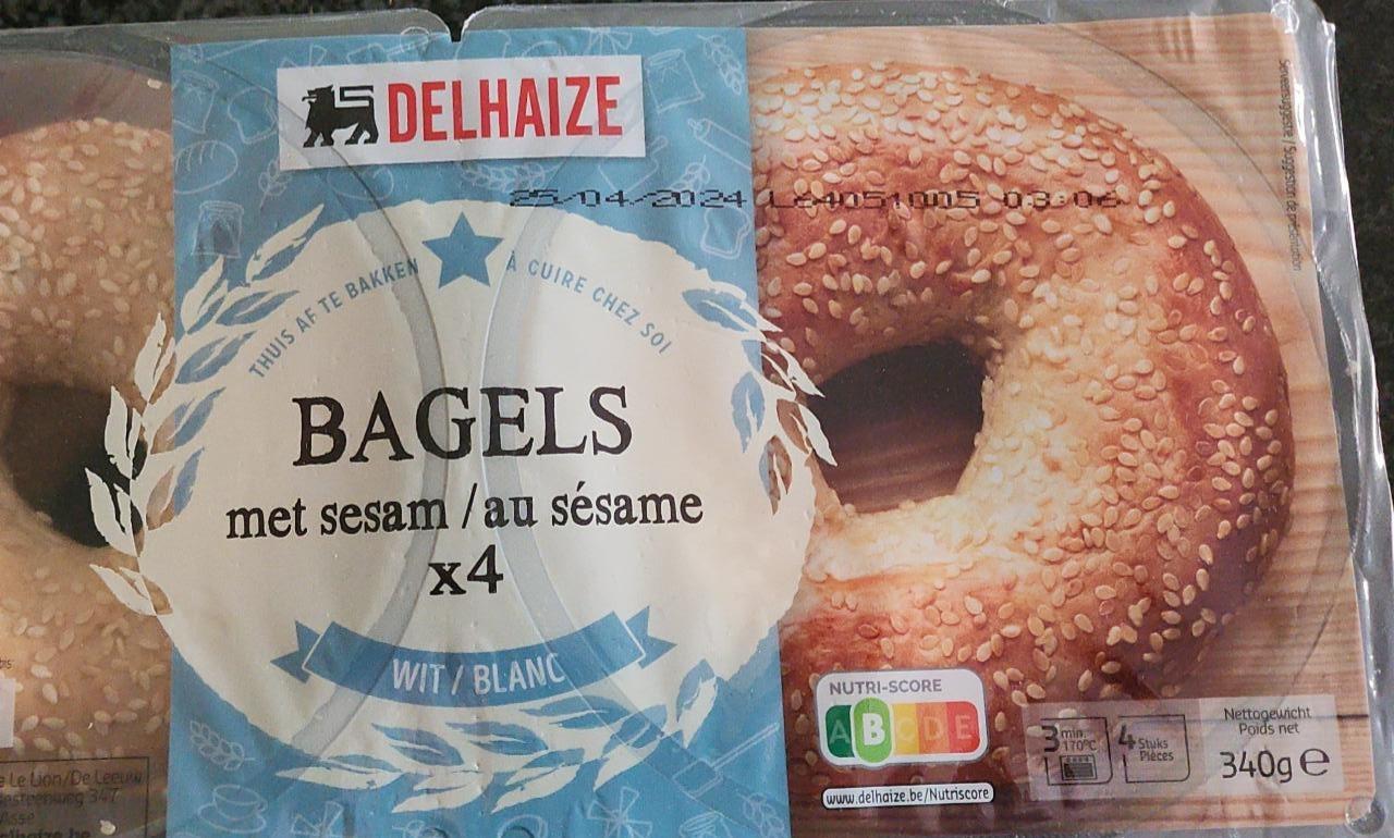 Képek - Bagels met sesam wit Delhaize