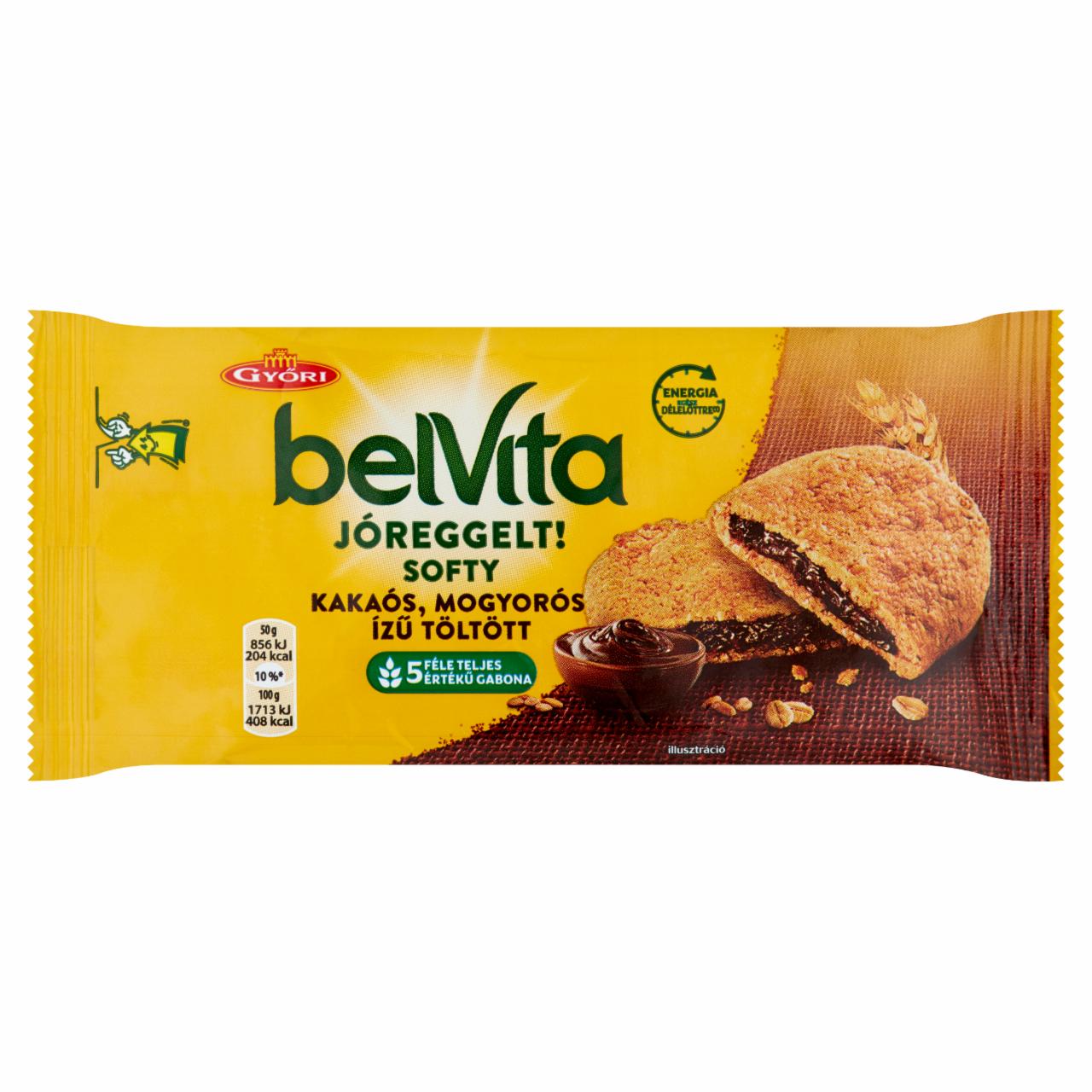 Képek - Belvita Soft Bakes gabonás, mogyoróízű keksz kakaós töltelékkel 50 g