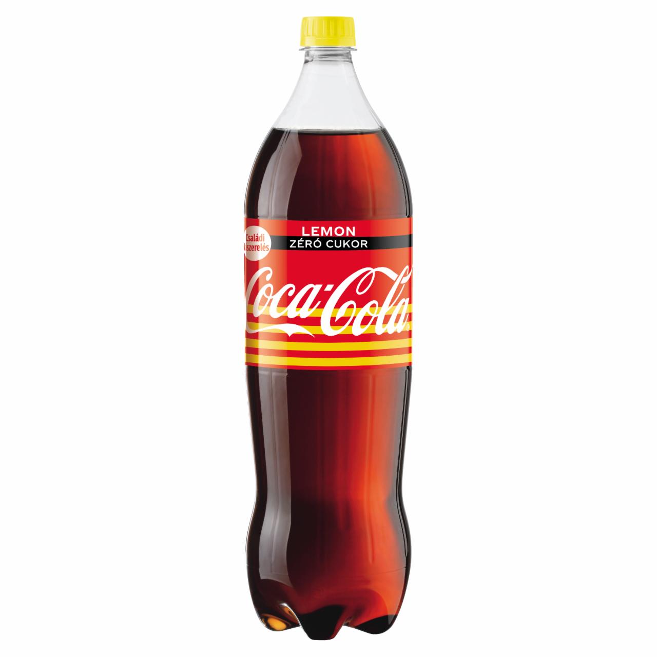 Képek - Coca-Cola Zero cola- és citromízű energiamentes szénsavas üdítőital édesítőszerekkel 2 l