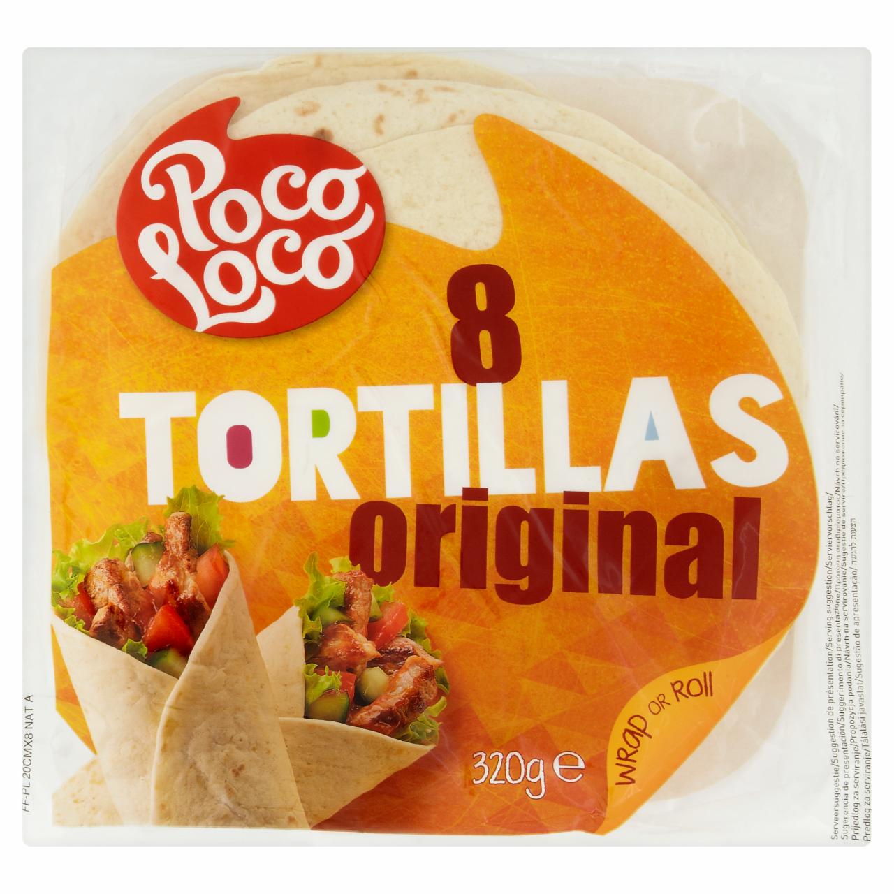 Képek - Poco Loco Original Tortilla 8 db 320 g