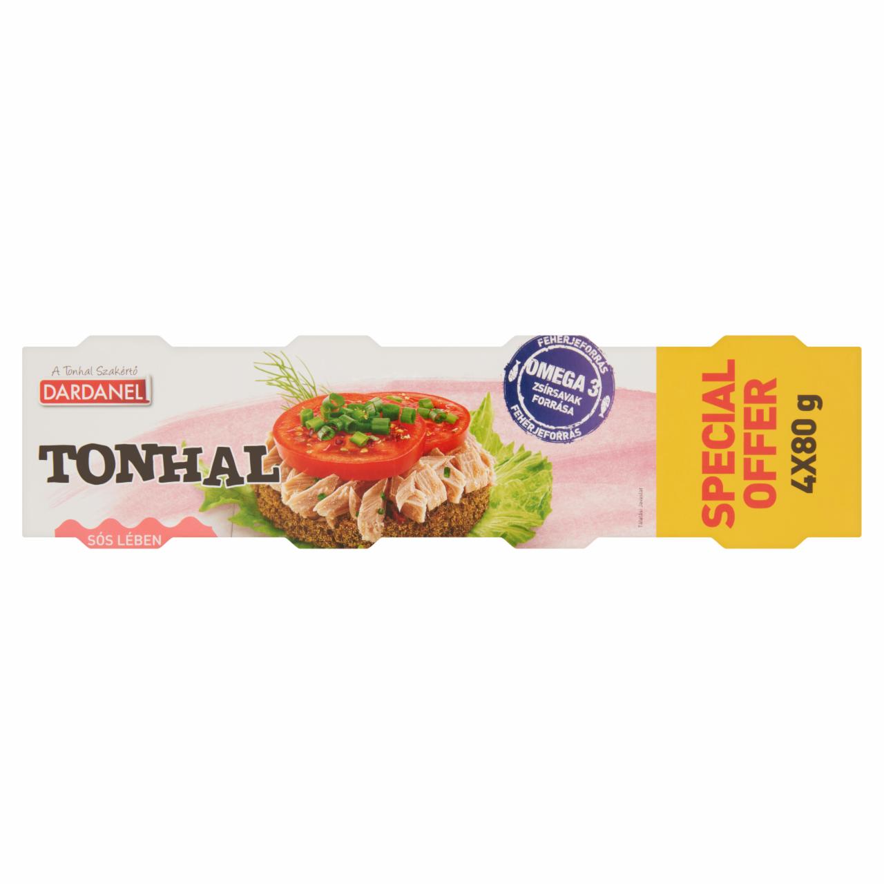 Képek - Dardanel tonhal sós lében 4 x 80 g