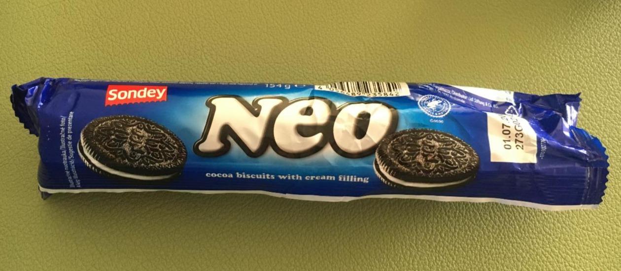 Képek - Sondey neo cocoa sandwich biscuits with creme filling