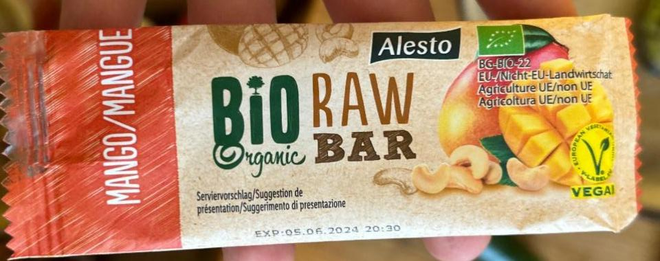 Képek - Bio organic Raw bar mango Alesto