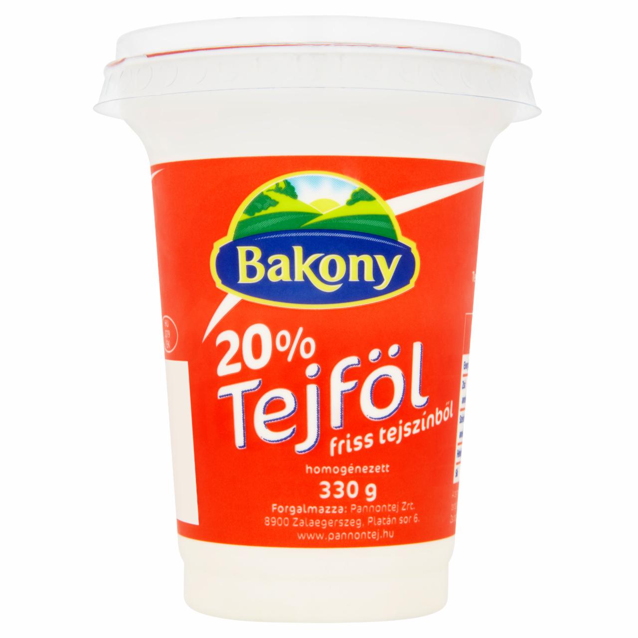 Képek - Bakony 20%-os tejföl 330 g