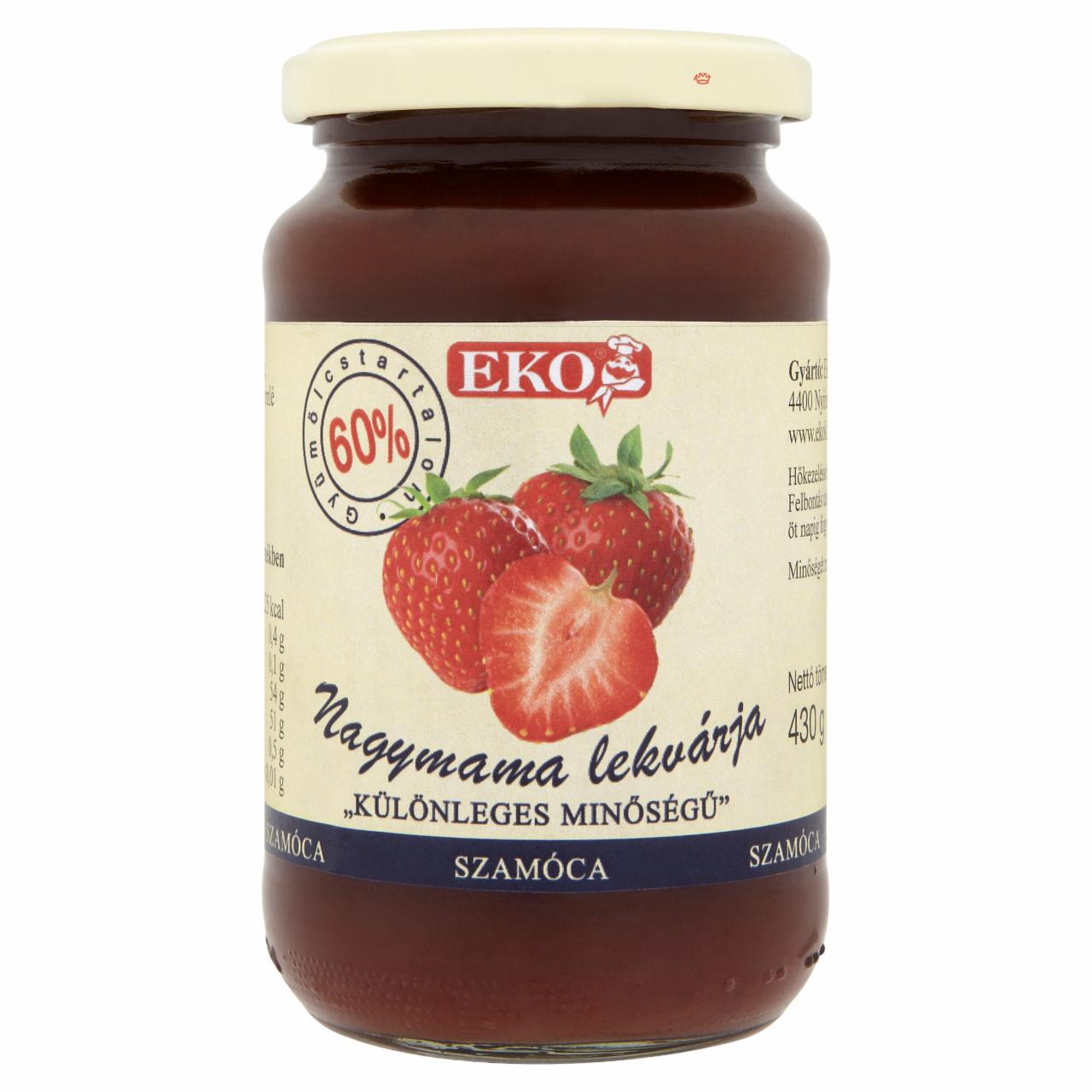 Képek - Eko Nagymama szamócalekvárja 430 g