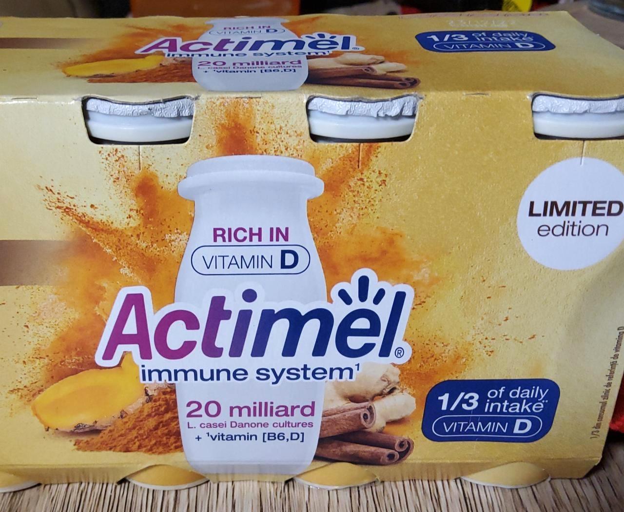 Képek - Actimel Immune system Gyömbér-Kurkuma