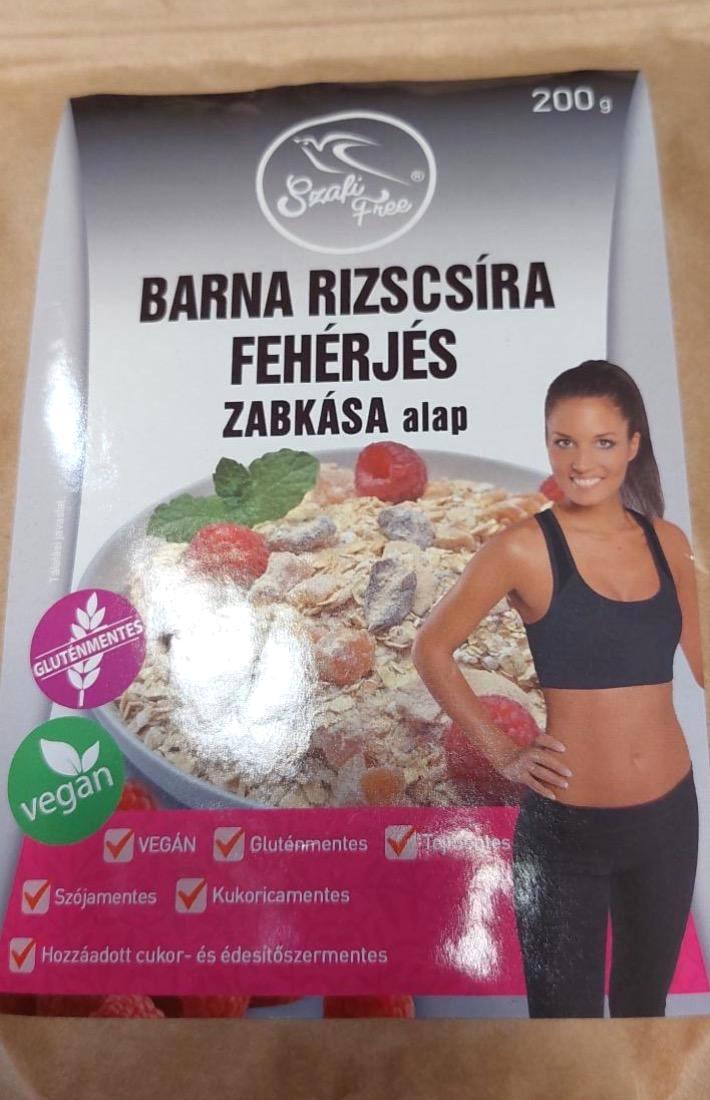 Képek - Barna rizscsíra fehérjés zabkása alap Szafi Free