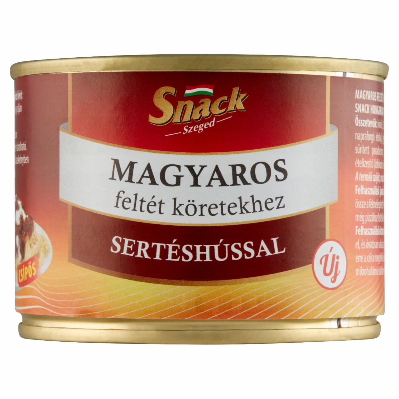 Képek - Snack Szeged magyaros feltét köretekhez sertéshússal 200 g