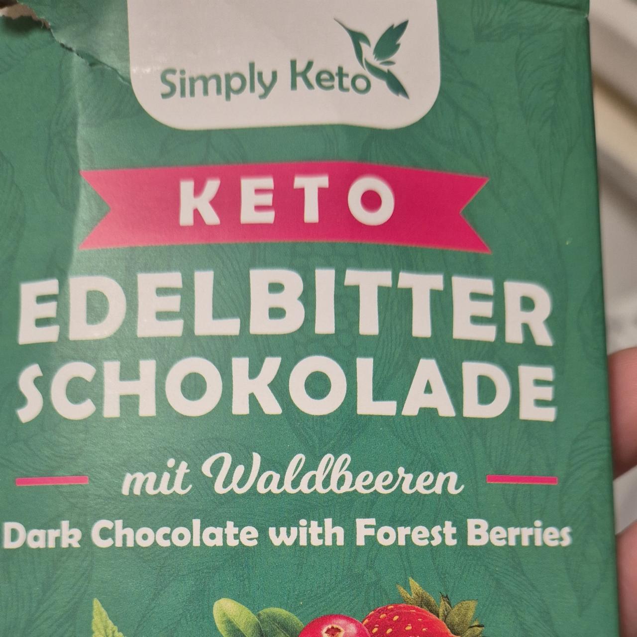 Képek - Keto edelbitter schokolade mit Waldbeeren Simply Keto