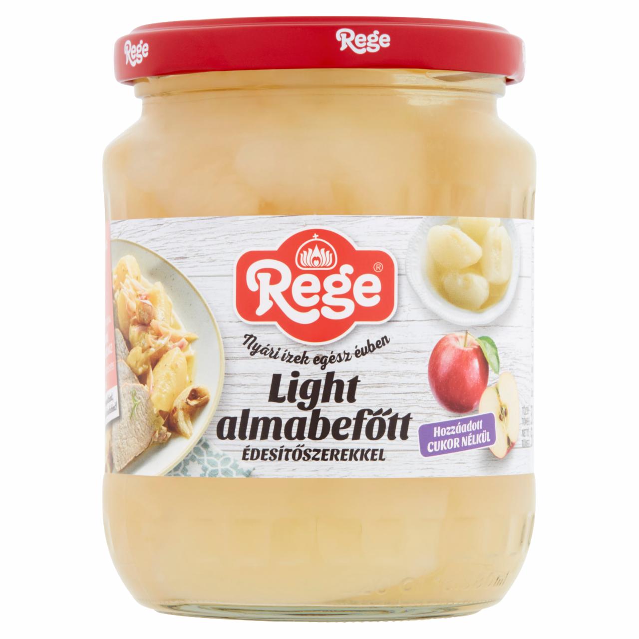 Képek - Rege Light almabefőtt édesítőszerekkel 560 g