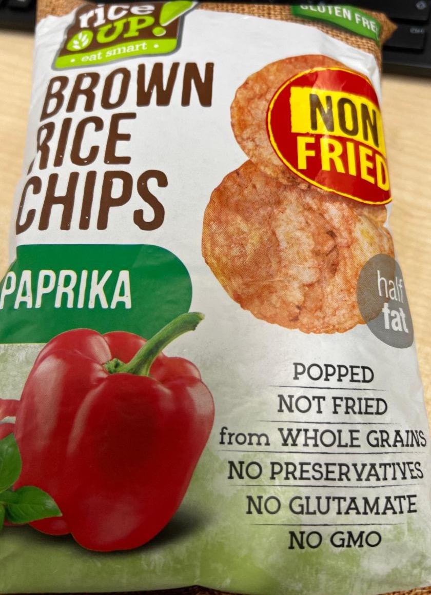 Képek - Barna rizs chips paprikás ízesítéssel RiceUp!