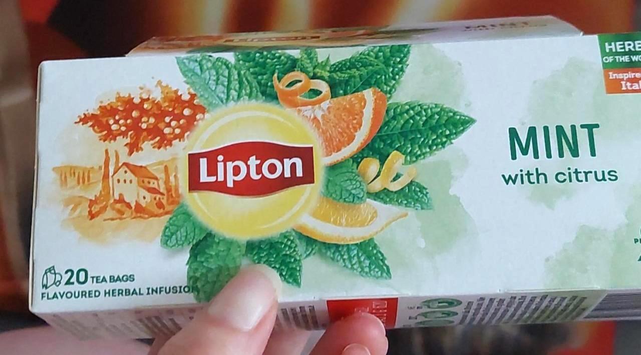 Képek - Mentás-citrusos gyógynövényes tea Lipton