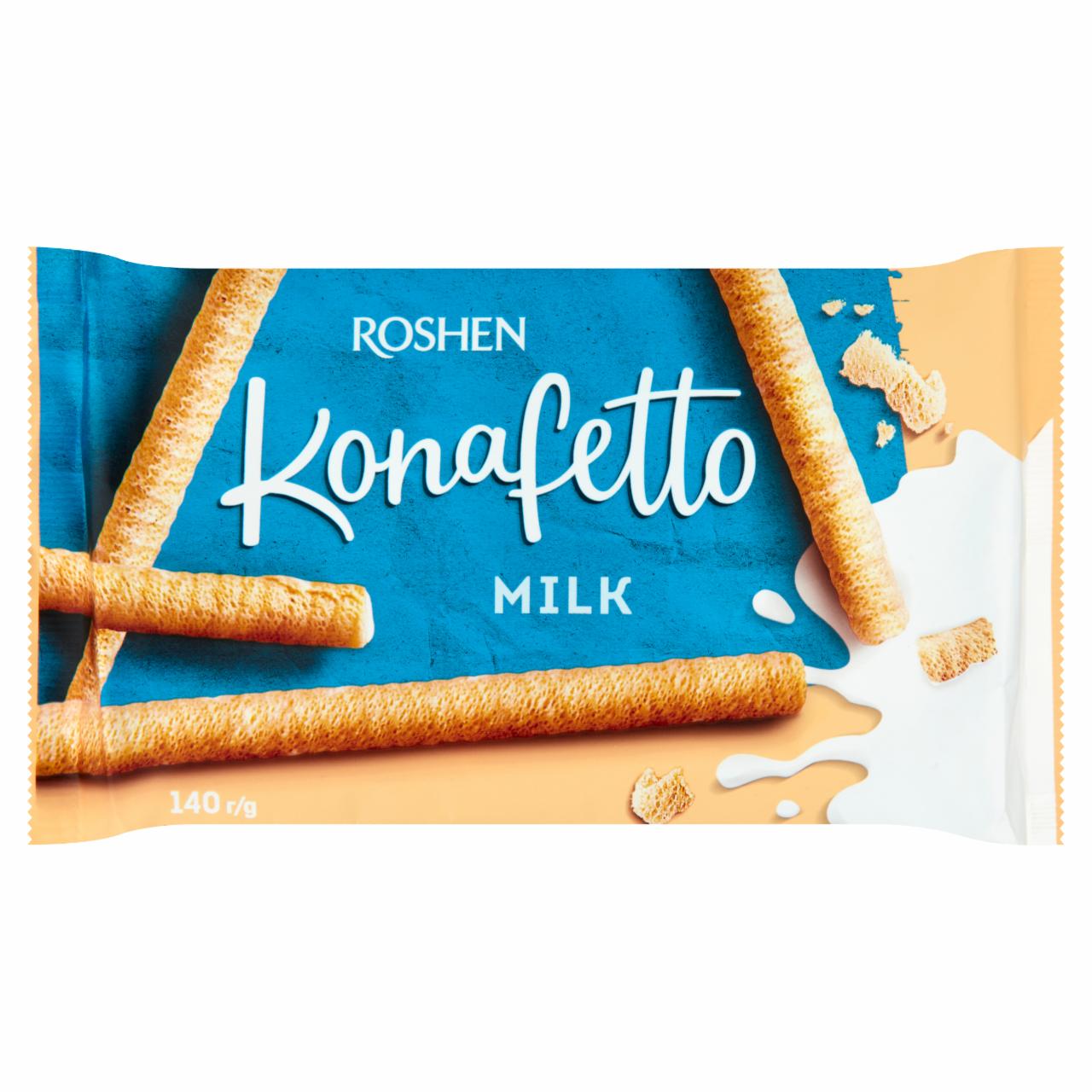 Képek - Roshen Konafetto tejkrémmel töltött ostyarúd 140 g