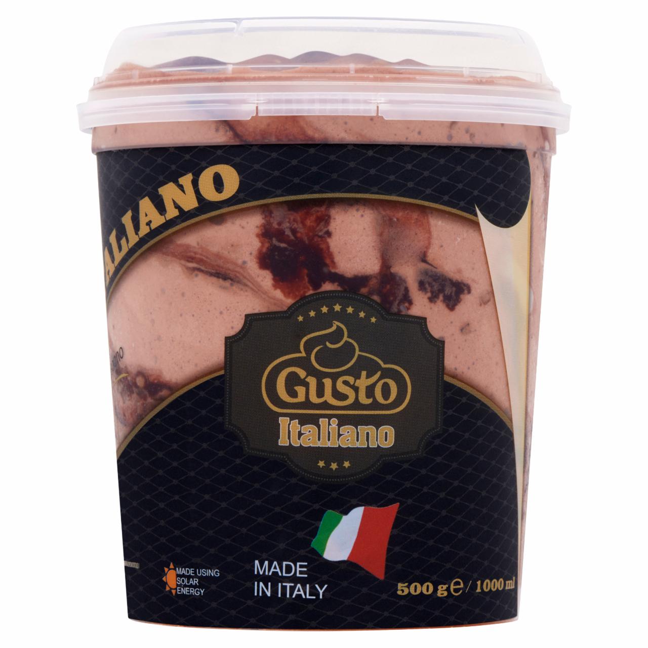 Képek - Gusto Italiano Choco Praliné csokoládé és mogyoró ízű olasz fagylaltkülönlegesség 1000 ml