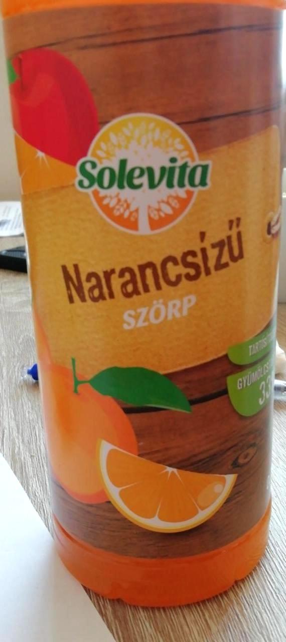 Képek - Narancsízű szörp Solevita