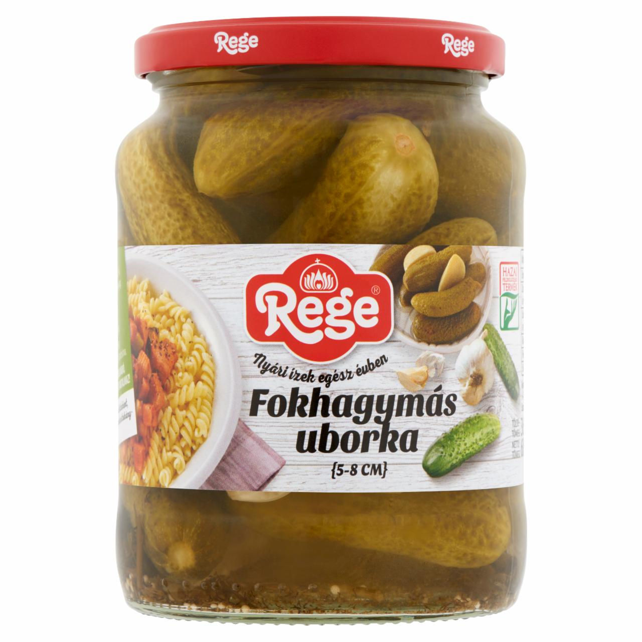 Képek - Rege fokhagymás uborka 680 g