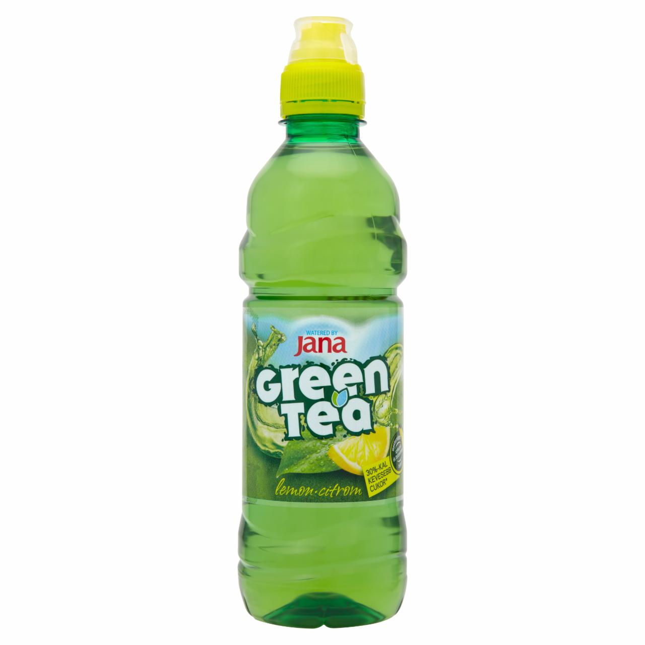 Képek - Jana Green Tea szénsavmentes citromízű üdítőital 0,5 l