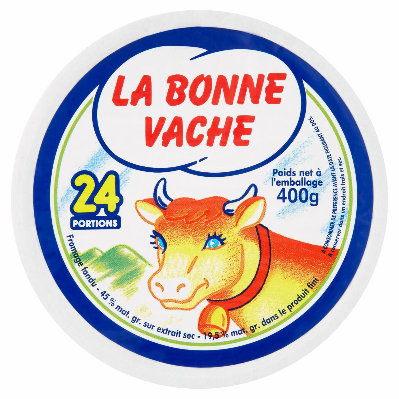 Képek - La Bonne Vache félzsíros ömlesztett sajt 24 adag 400 g