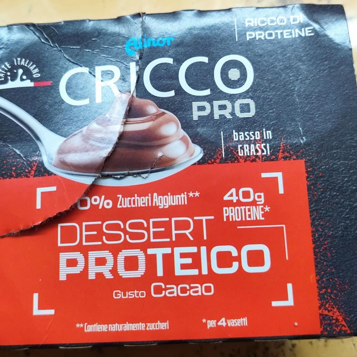 Képek - Cricco pro protein dessert Cacao Alinor