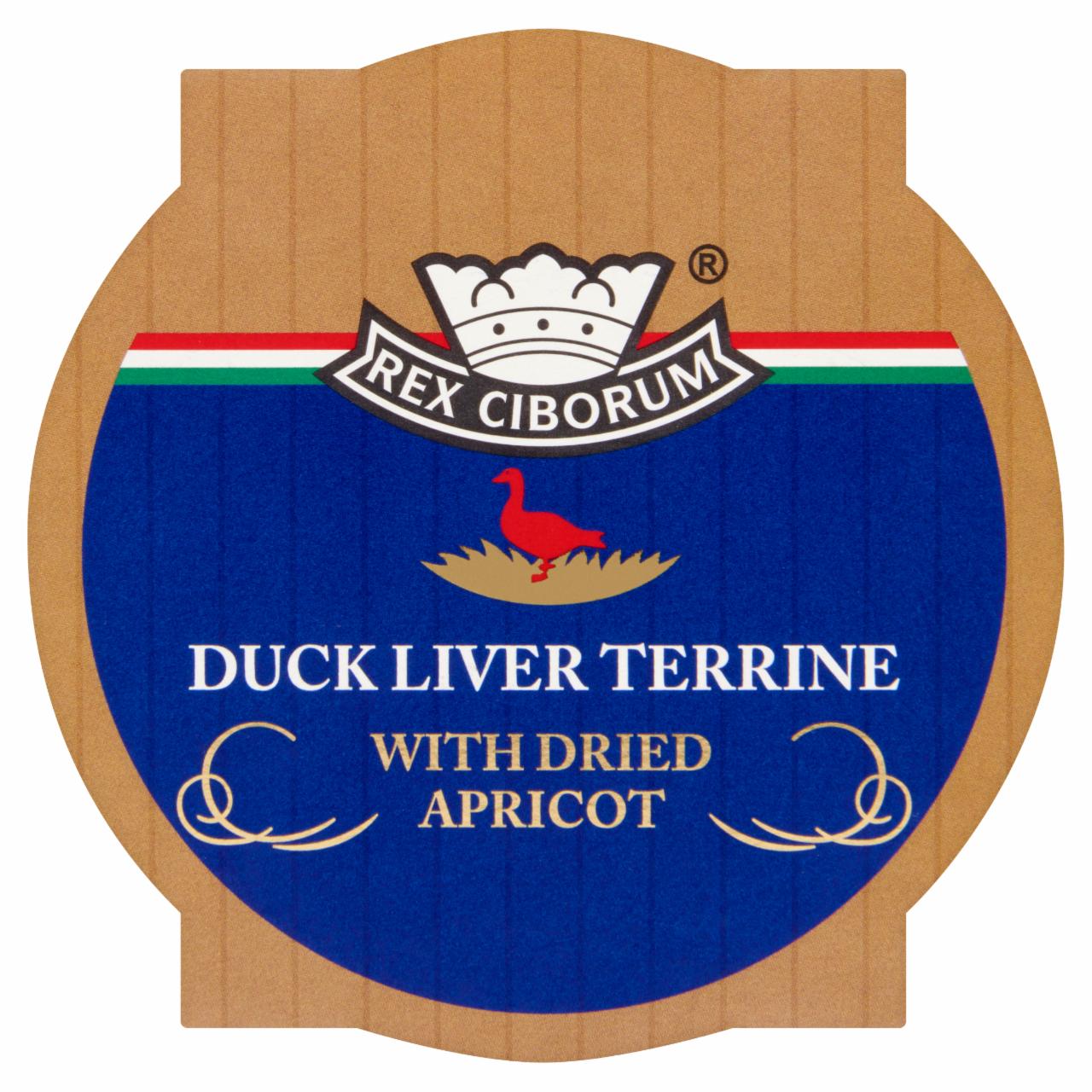 Képek - Rex Ciborum Foie Gras kacsamáj terrine aszalt sárgabarackkal 220 g