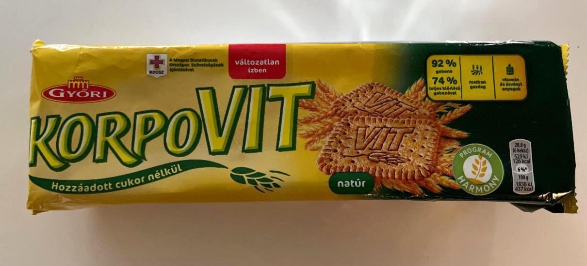 Képek - Korpovit keksz natúr Győri