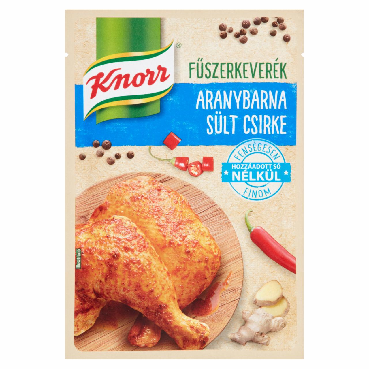 Képek - Knorr aranybarna sült csirke fűszerkeverék 25 g
