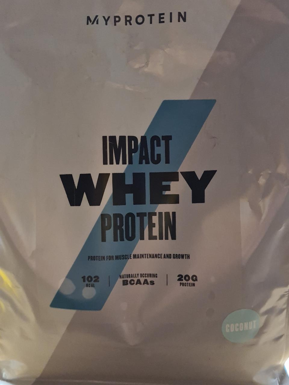 Képek - Impact Whey protein kókusz MyProtein