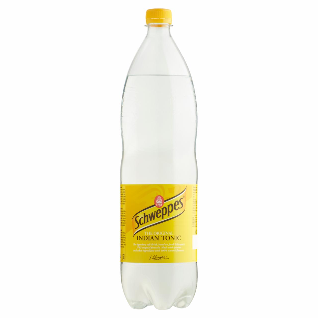 Képek - Schweppes Indian Tonic tonic kivonattal készült szénsavas üdítőital 1,5 l