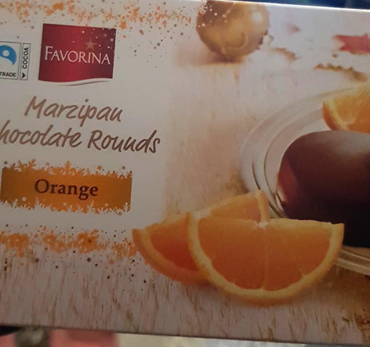 Képek - Narancs marcipán karikák Favorina