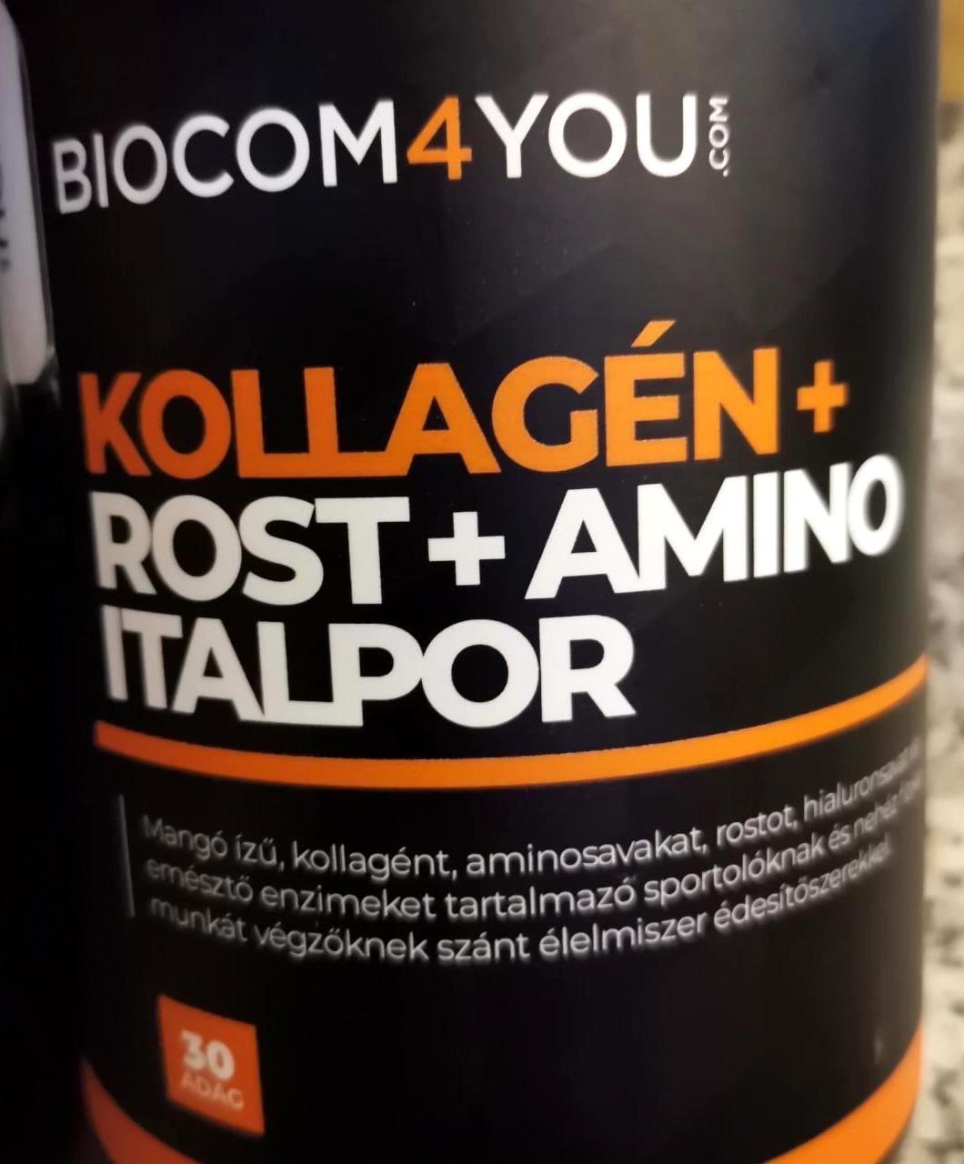 Képek - Kollagén+rost+amino italpor Biocom4you
