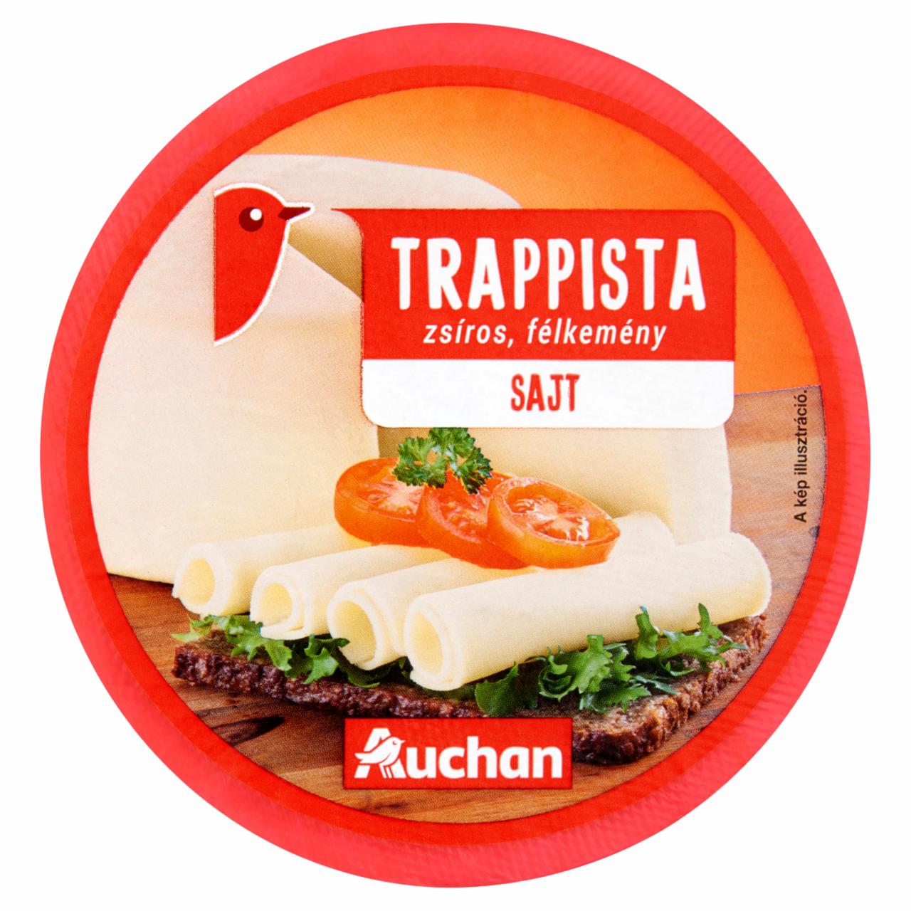Képek - Auchan zsíros, félkemény trappista sajt