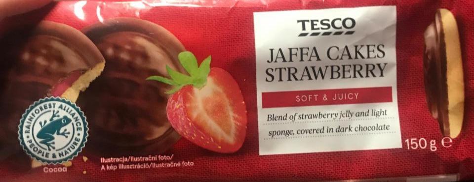 Képek - Jaffa cakes strawberry Tesco