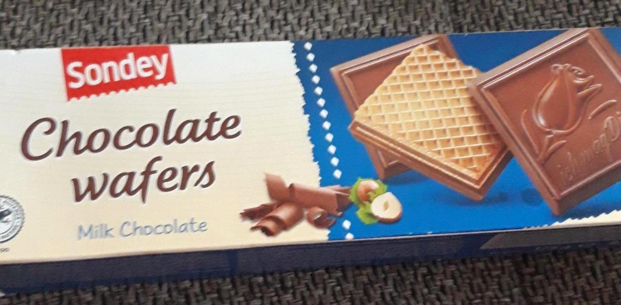 Képek - Chocolate wafers Milk chocolate Sondey