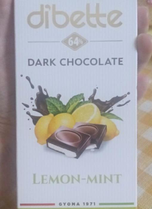 Képek - Dark chocolate lemon-mint Dibette
