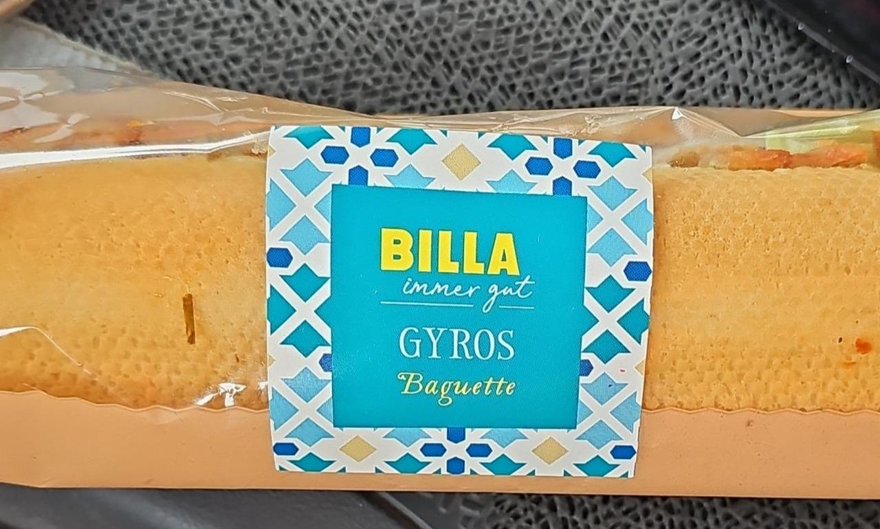 Képek - Gyros Baguette Billa immer gut
