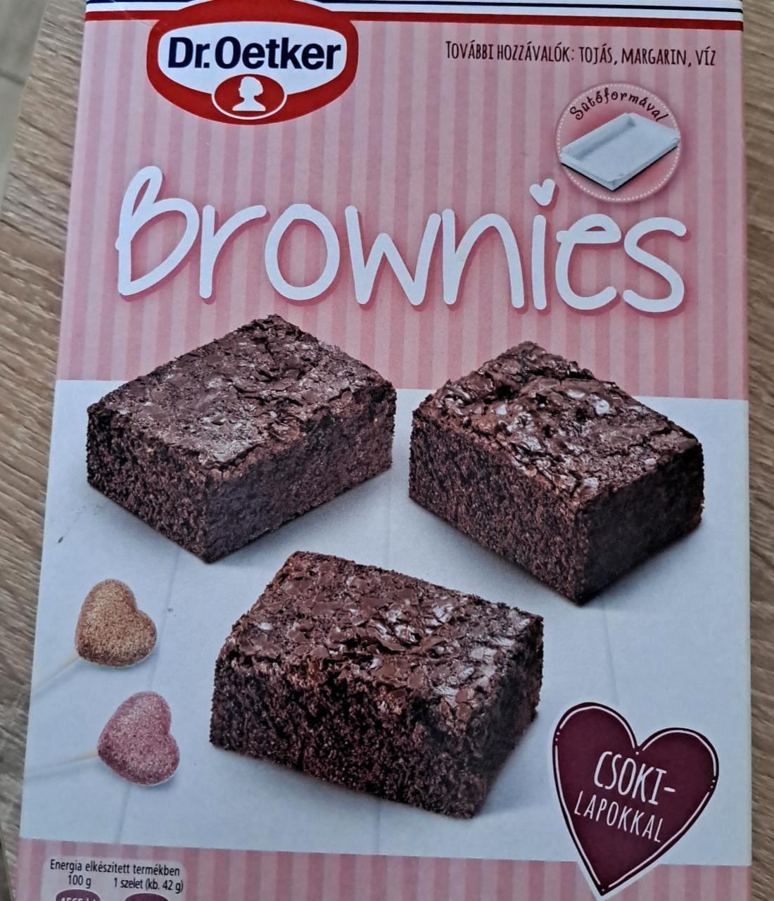 Képek - Brownies csoki lapokkal Dr.Oetker